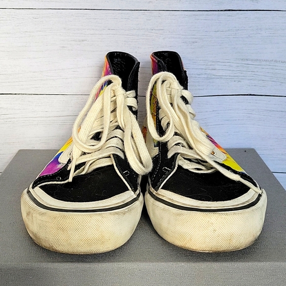 Vans tye dyed hightops us men's size 5.5/women's 7, EUC - Picture 3 of 11